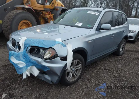 2006 BMW X3 3.0I from USA, damaged, VIN WBXPA93436WG85556